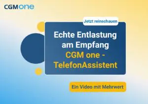Keine besetzten Leitungen mehr. Sie sind erreichbar für Ihre Patienten.